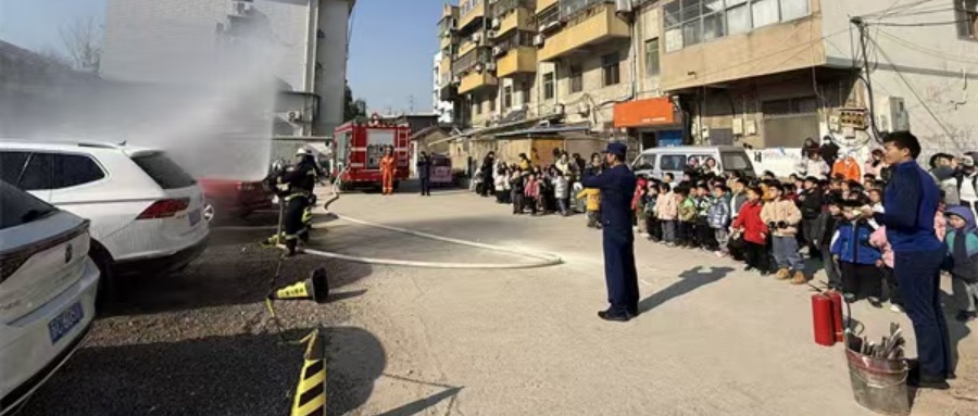 我是小小“消防員” 消防知識記心間——江蘇省徐州市銅山區(qū)大彭鎮(zhèn)關(guān)工委聯(lián)合中心幼兒園開展消防安全知識宣講活動