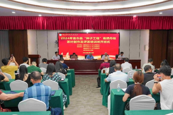 2024年省市縣關(guān)工委“種子工程”南靖丹桂茶葉制作及評(píng)茶培訓(xùn)班在漳州市舉辦