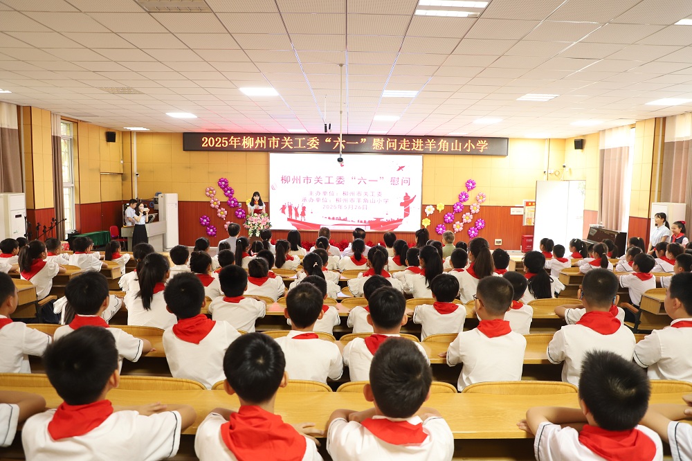 柳州市關(guān)工委“六一”慰問(wèn)走進(jìn)柳石路小學(xué)和羊角山小學(xué)